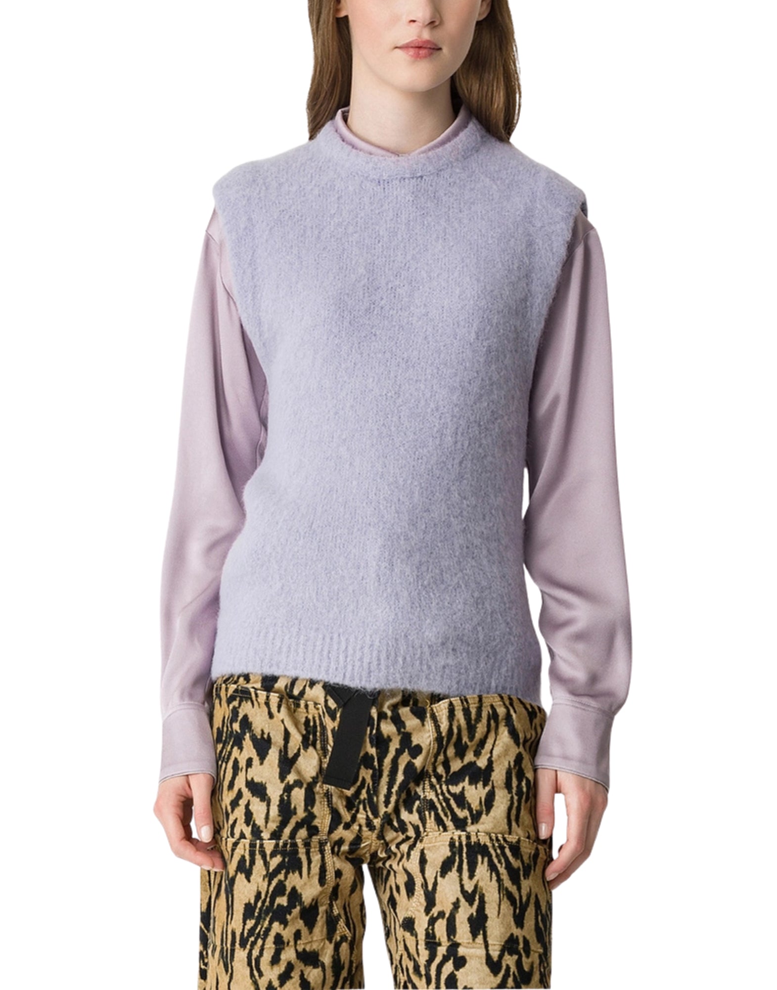 14449 MON TRICOT LILLA - Maglieria - FORTE_FORTE