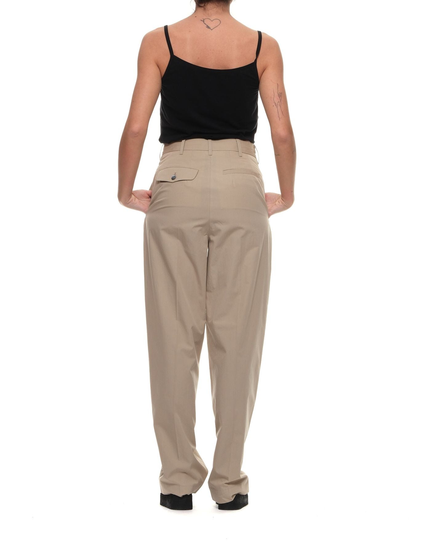 Pants for woman R63084505 OLD PAPER 52 Hache