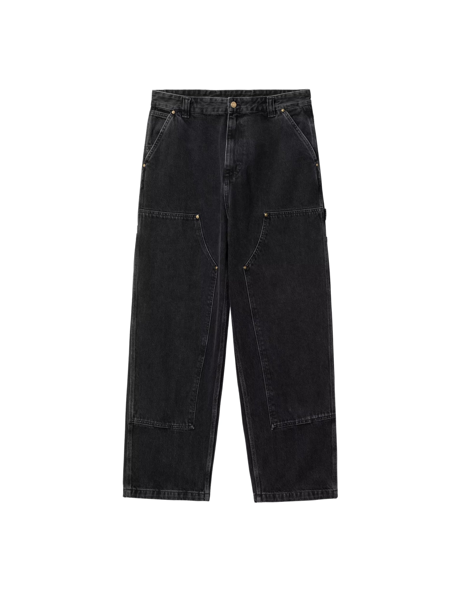 Jeans man I032106 8906 NASH DOBLE KNEE BLACK STONE WASHED CARHARTT WIP