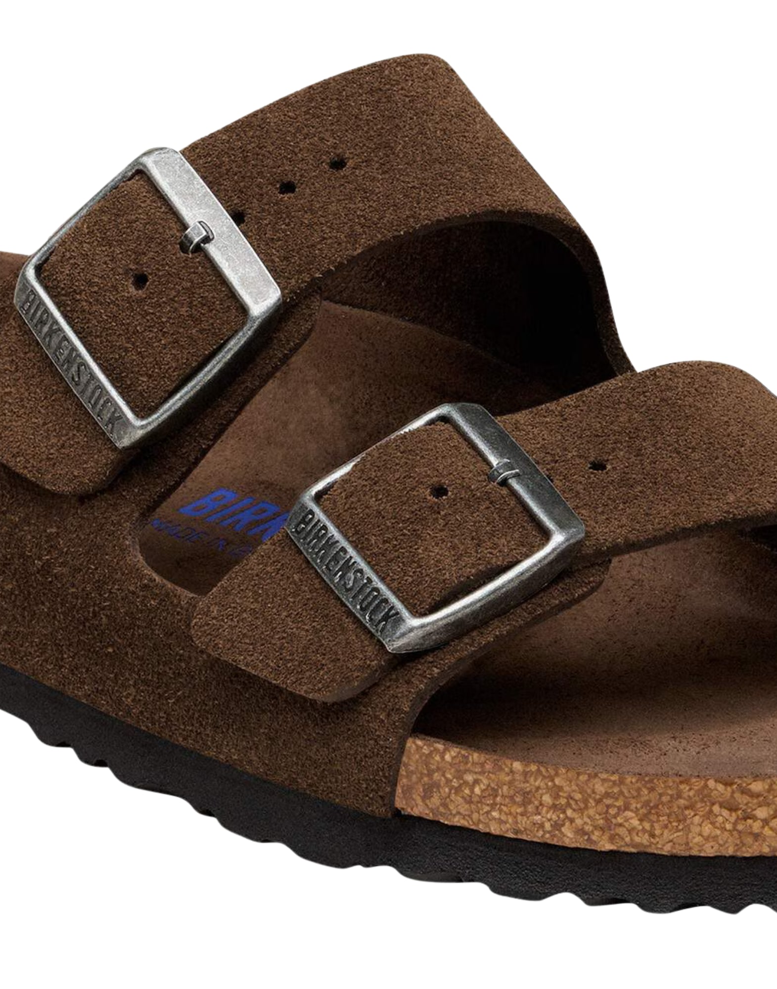 Birkenstock Arizona Soft Footbed Suede Sandals Carafe Tonal Unisex 1031640 CARAFE TONAL FB