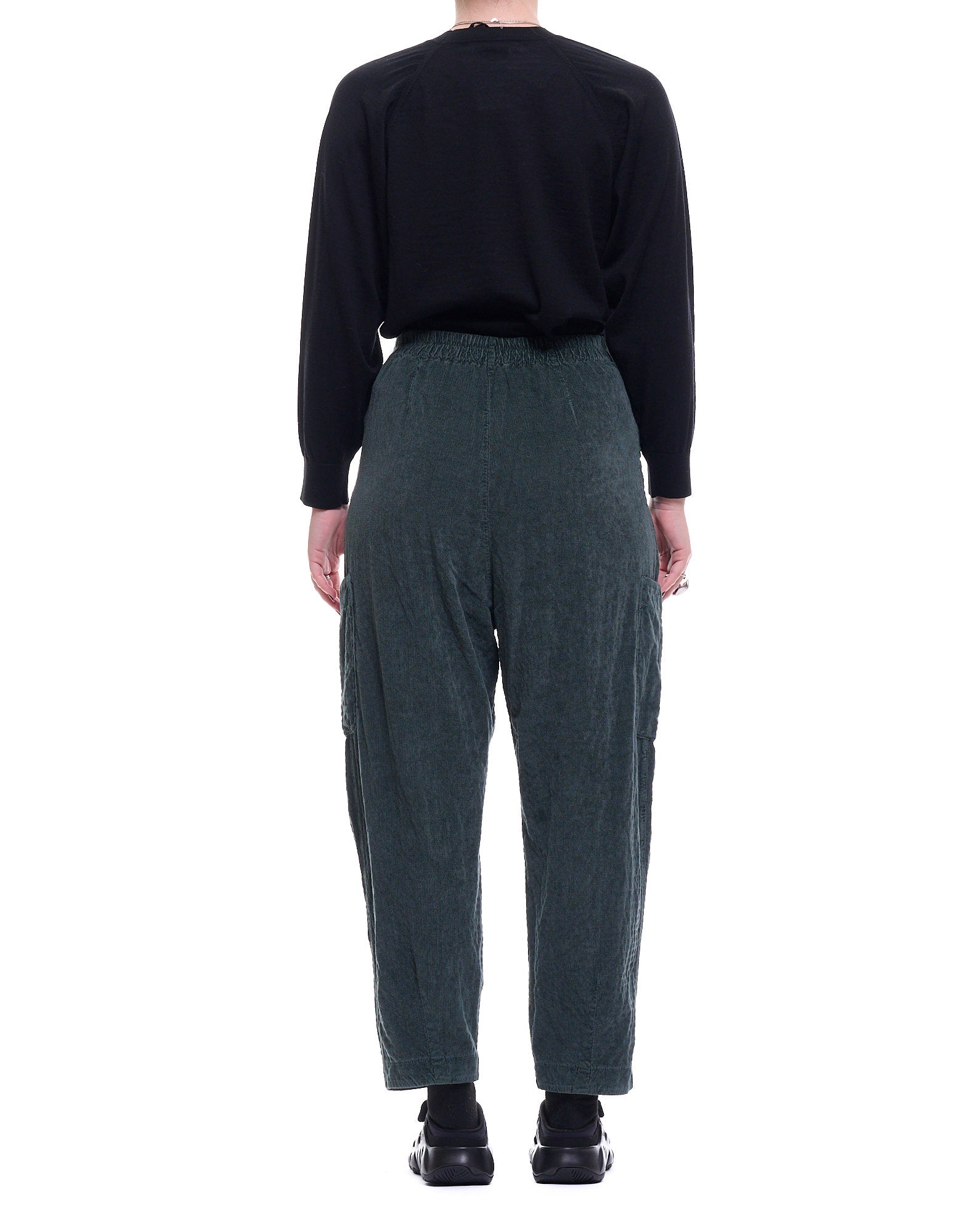 CFDTRBP254 04 그린 팬츠 - Pantaloni - TRANSIT