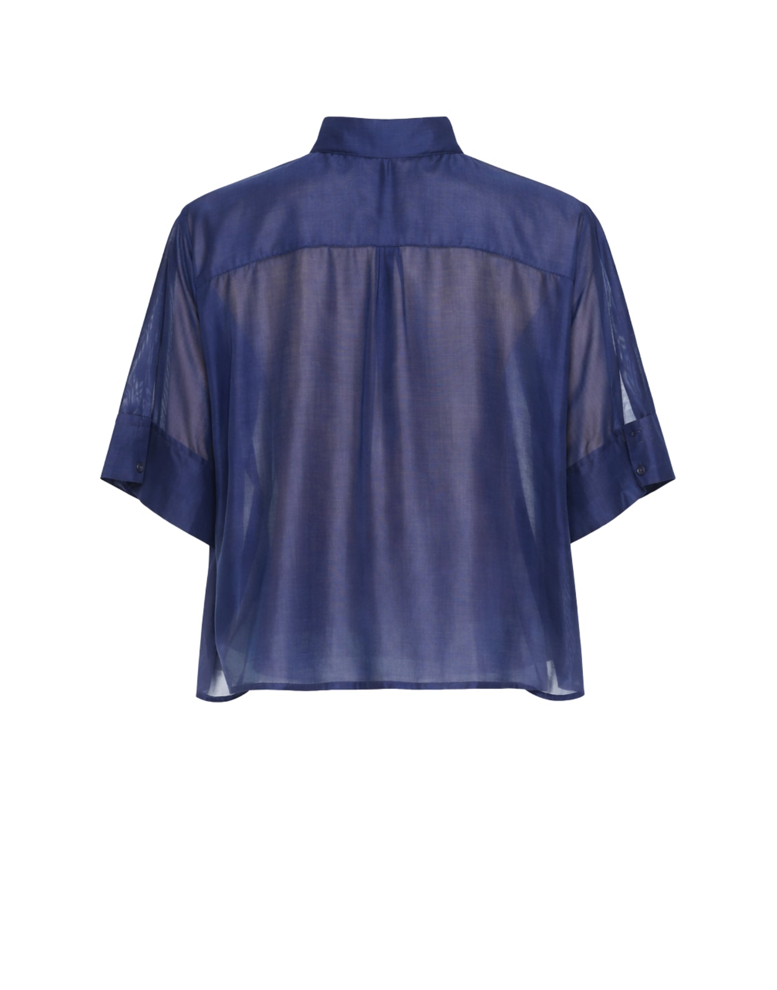 Meimeij Women’s Night Sky Soft Shirt in Lyocell Blend, Relaxed Fit, Made in Italy E6/I/M6EF21 888 NIGHTSKY