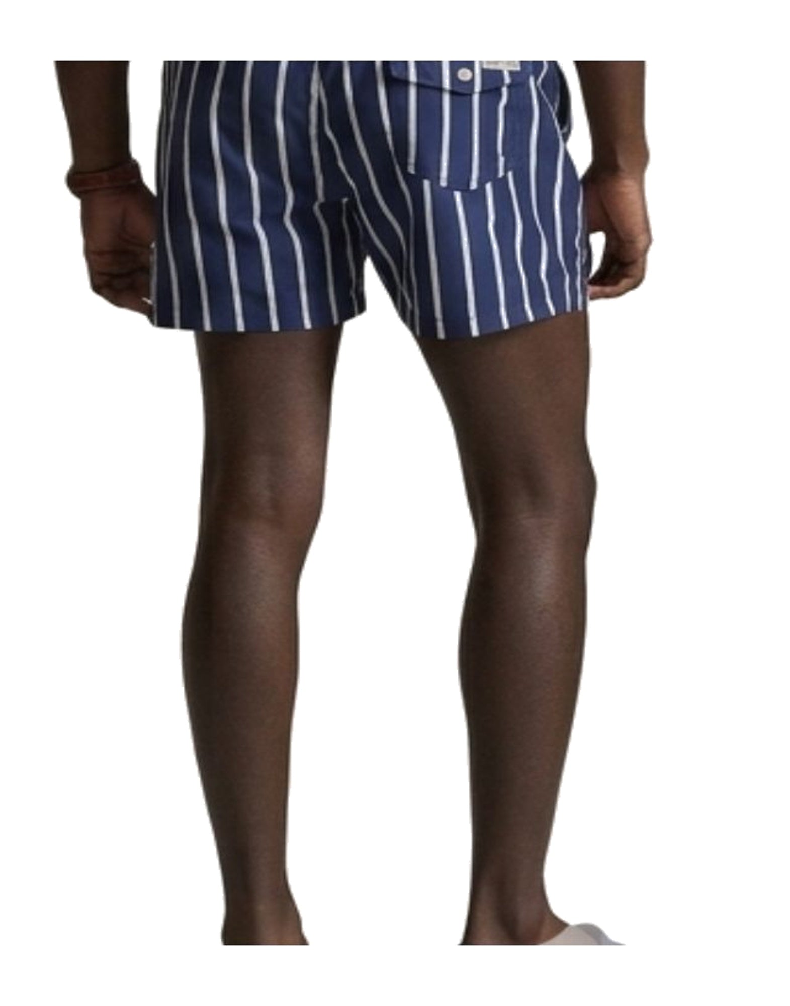 SLFTRAVELER Mid Trunk Navy vertical wide stripe