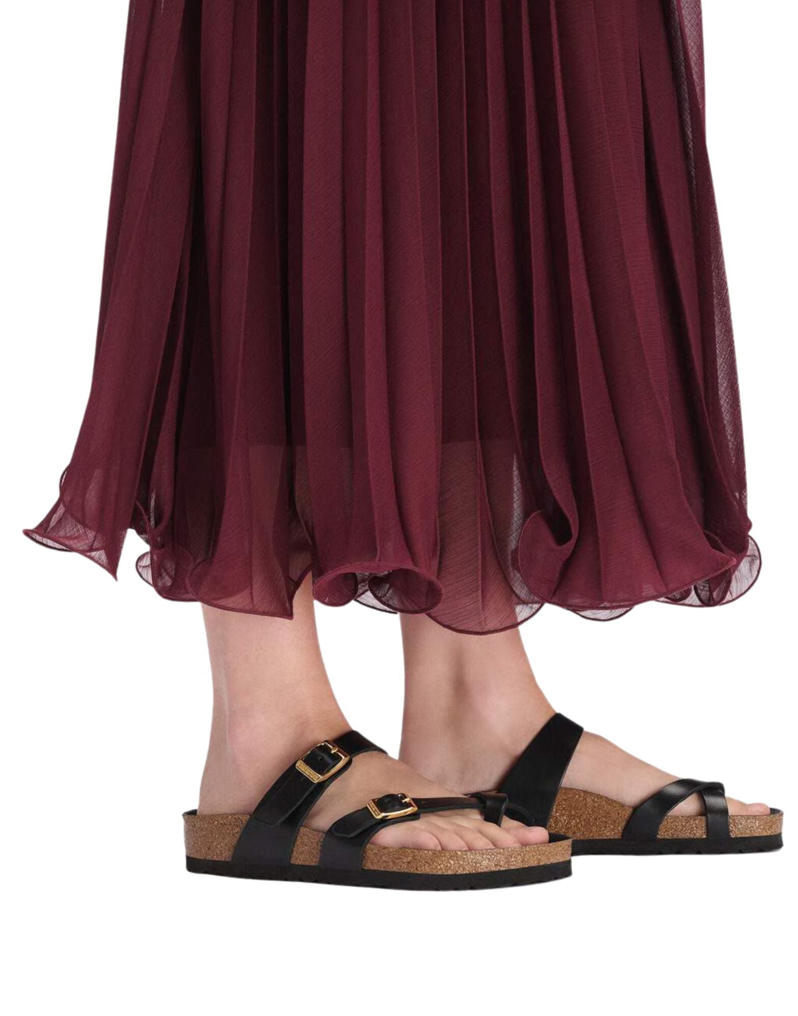 Birkenstock Mayari Women’s Sandals in Natural Leather Black New Dressy Leather 1031482 BLACK