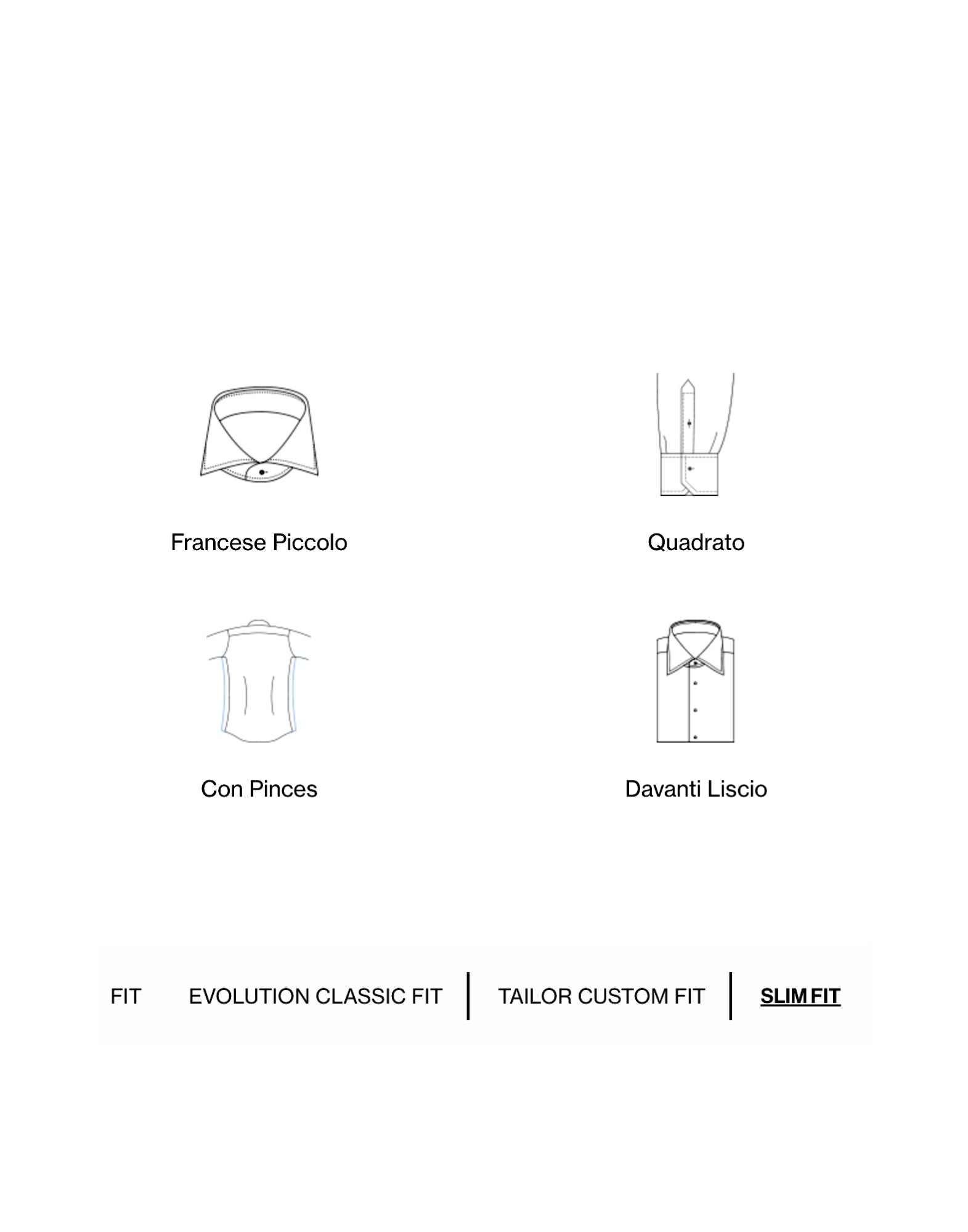 Xacus Navy Oxford French Collar Shirt Slim Fit Men Italy ACT658ML 11460.003