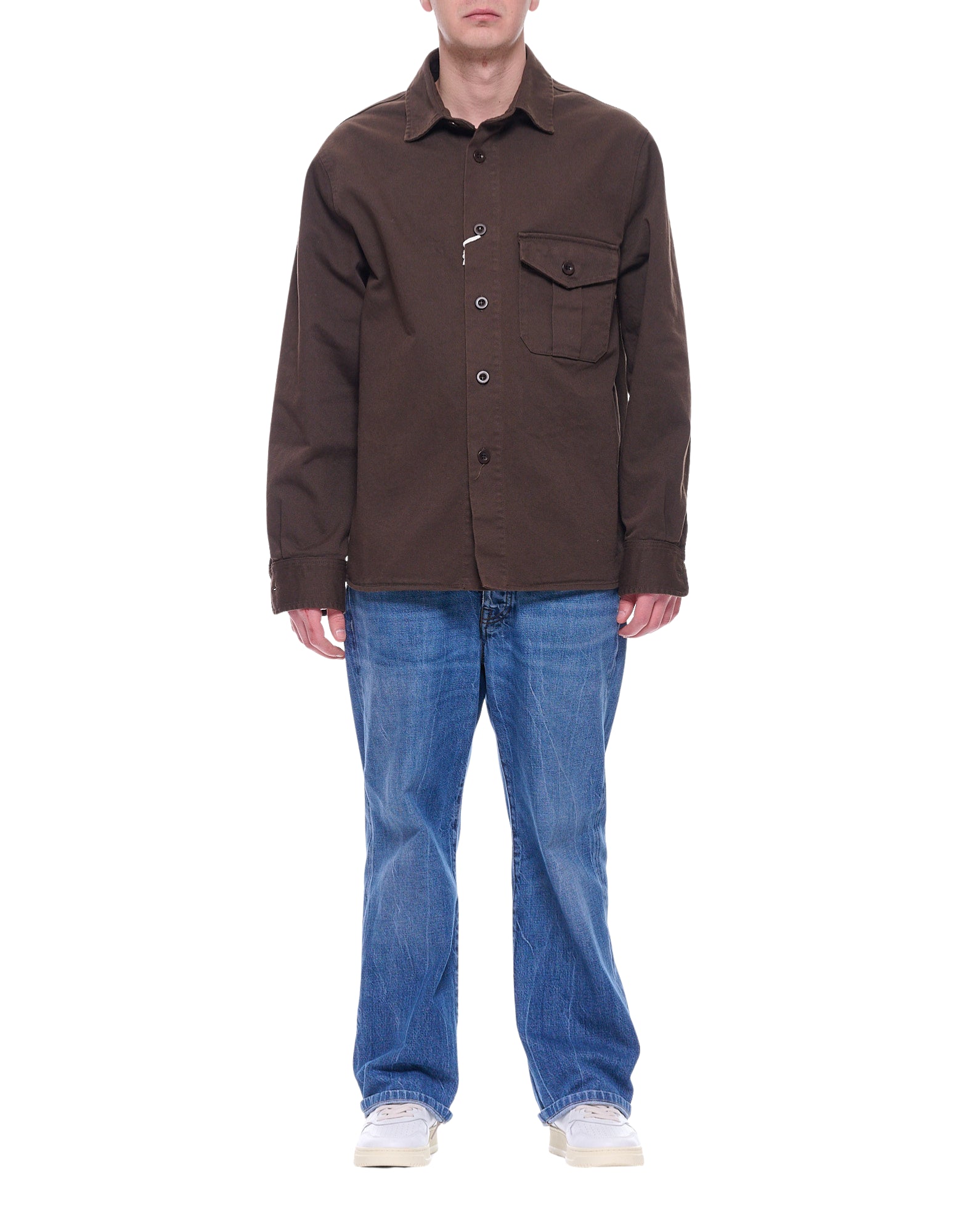 East Harbour Surplus Maurice 111 Men’s Cotton Shirt Jacket Chocco MAURICE 111 CHOCCO