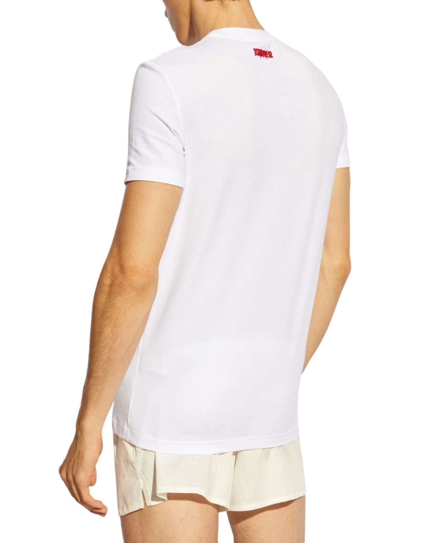 T-Shirt Man D9M205470 100 BIANCO DSQUARED2