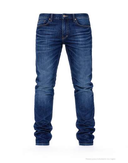 Entre Amis Men’s Slim Fit Cotton Jeans Blue Made in Italy 8212 206L02