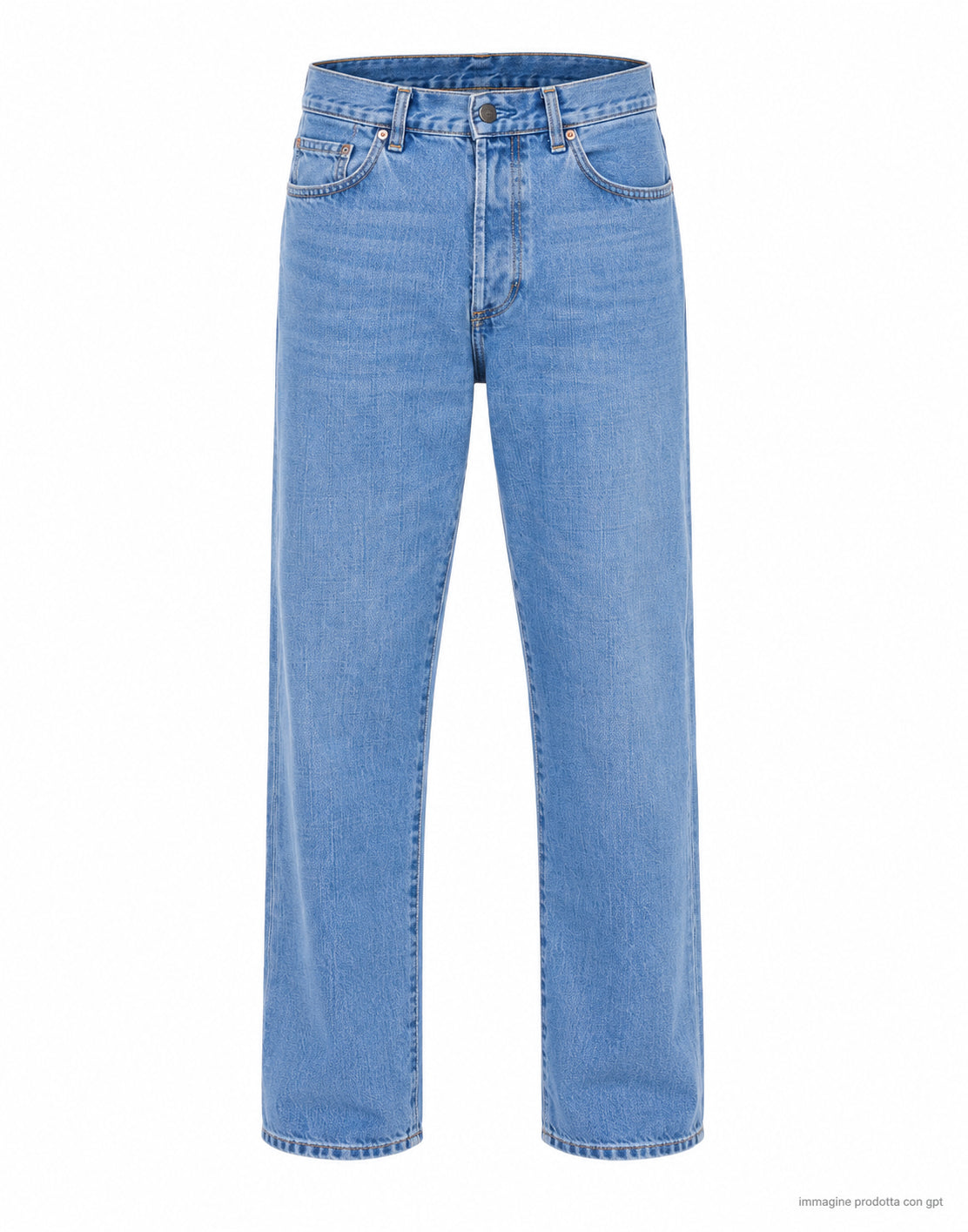 Telacruda Austin Straight Five-Pocket-Jeanshose in Hellblau TNPT0009- DE0038B 2621 LAV.