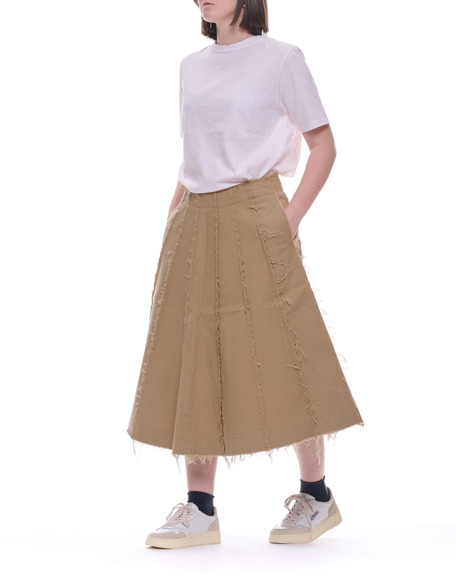 Nine In The Morning Dia Gonna Lunga Donna squadra Beige DDI01SQ A13 BEIGE