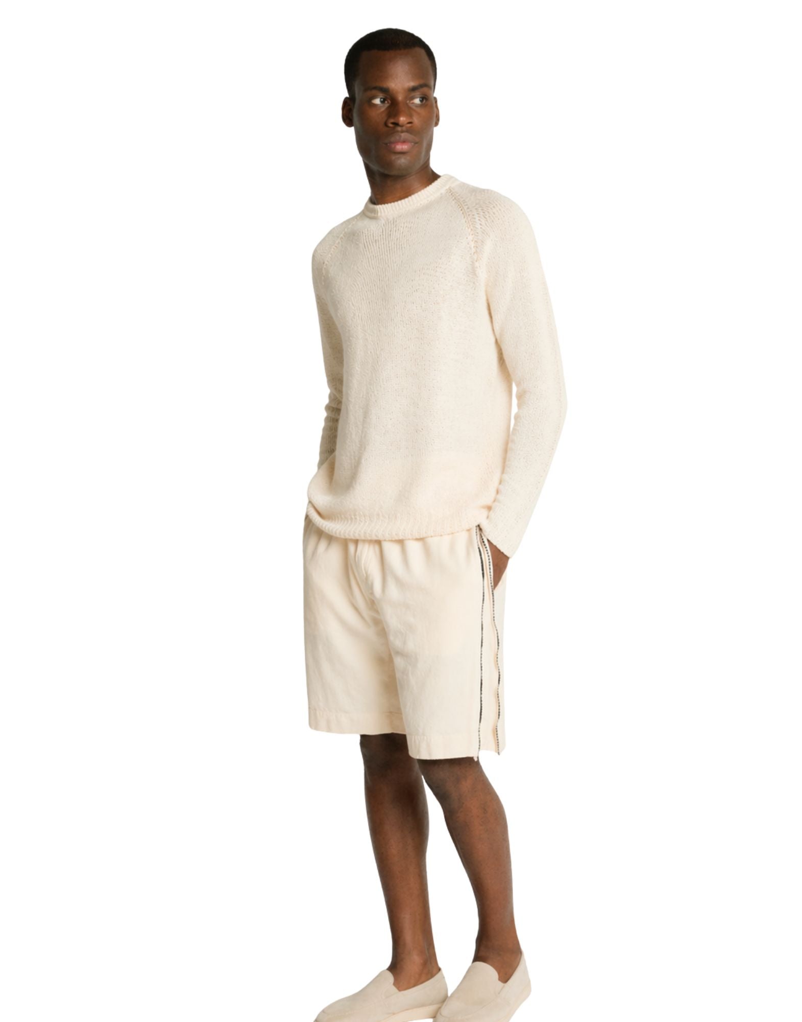 Origin of Line Panna Raglan Hemp Knit Made in Italy S26V03 03 PANNA RAGLAN