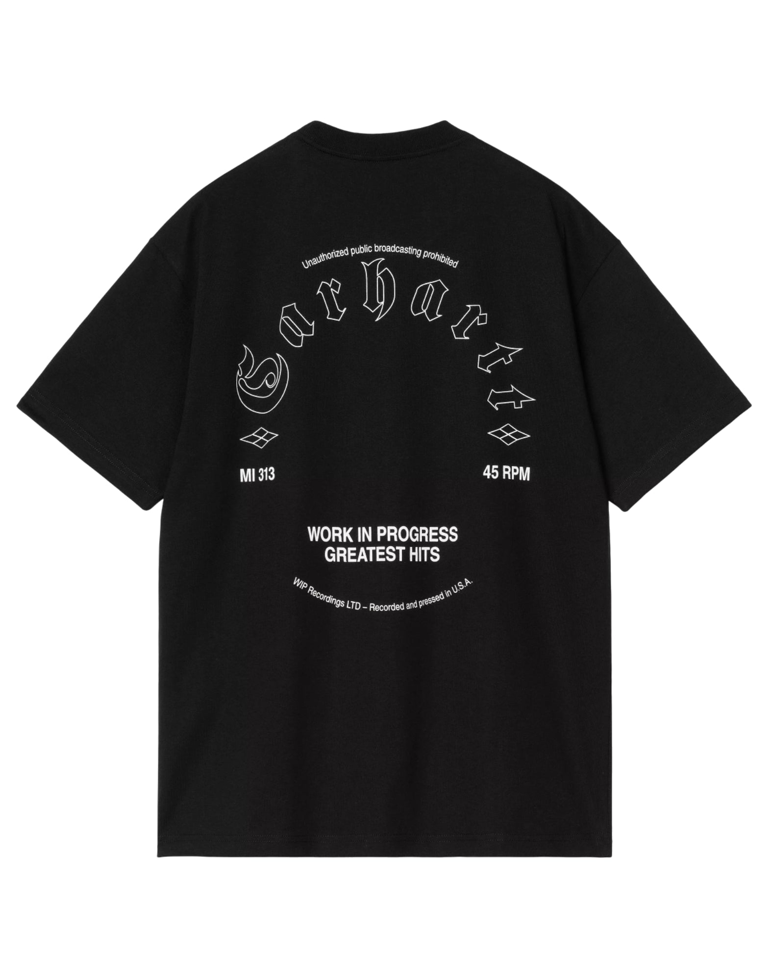 T-shirt man i034394 0d2xx Greatest Hits Black CARHARTT WIP