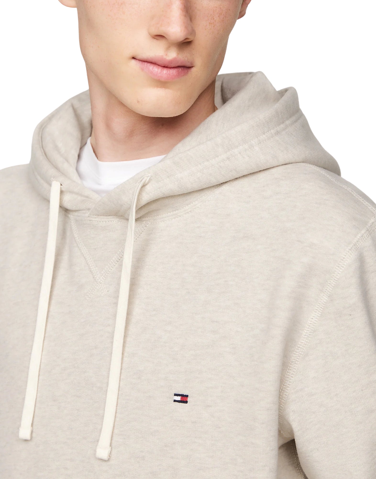 39997 HGF MILK FLEECE HOODY - Maglieria - TOMMY HILFIGER
