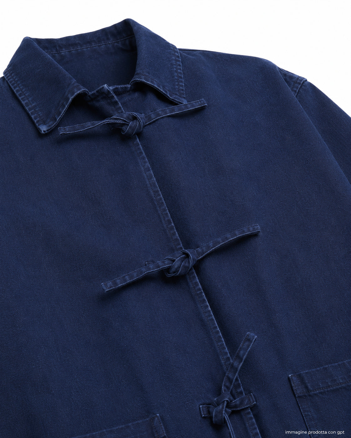 Eat Dust 673 Temple Jacket en Enigma Denim Blue W-B-0001-END-504 ENIGMA DENIM