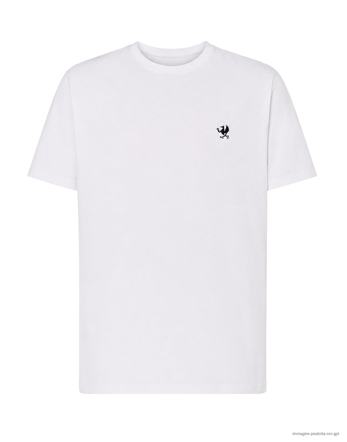 T-shirt homme manica corta premium blanc