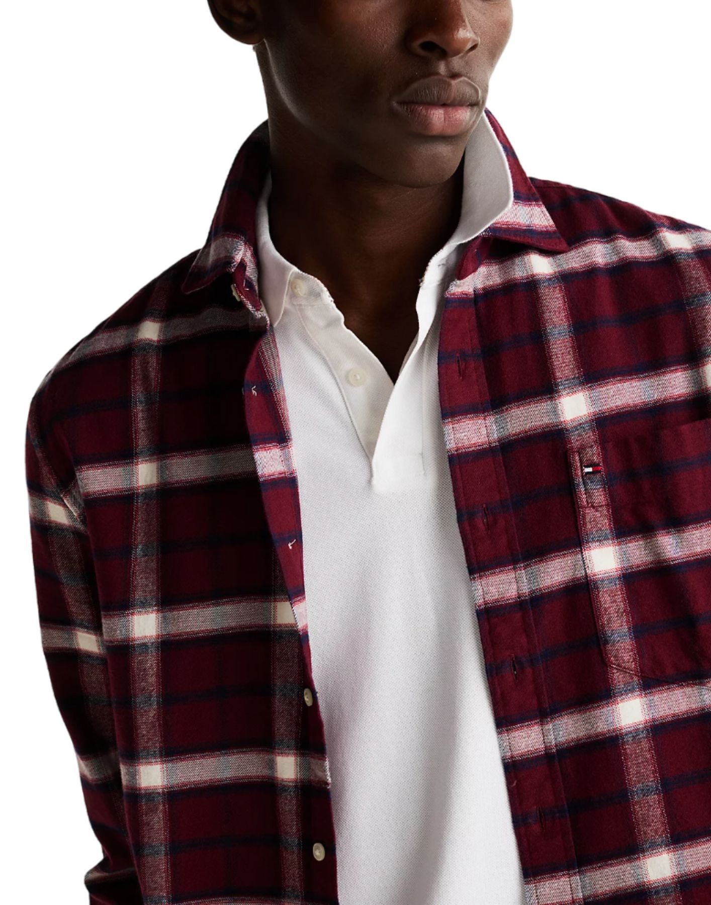 Chemise man mw0mw36860 0qj Brackaged chemise TOMMY HILFIGER