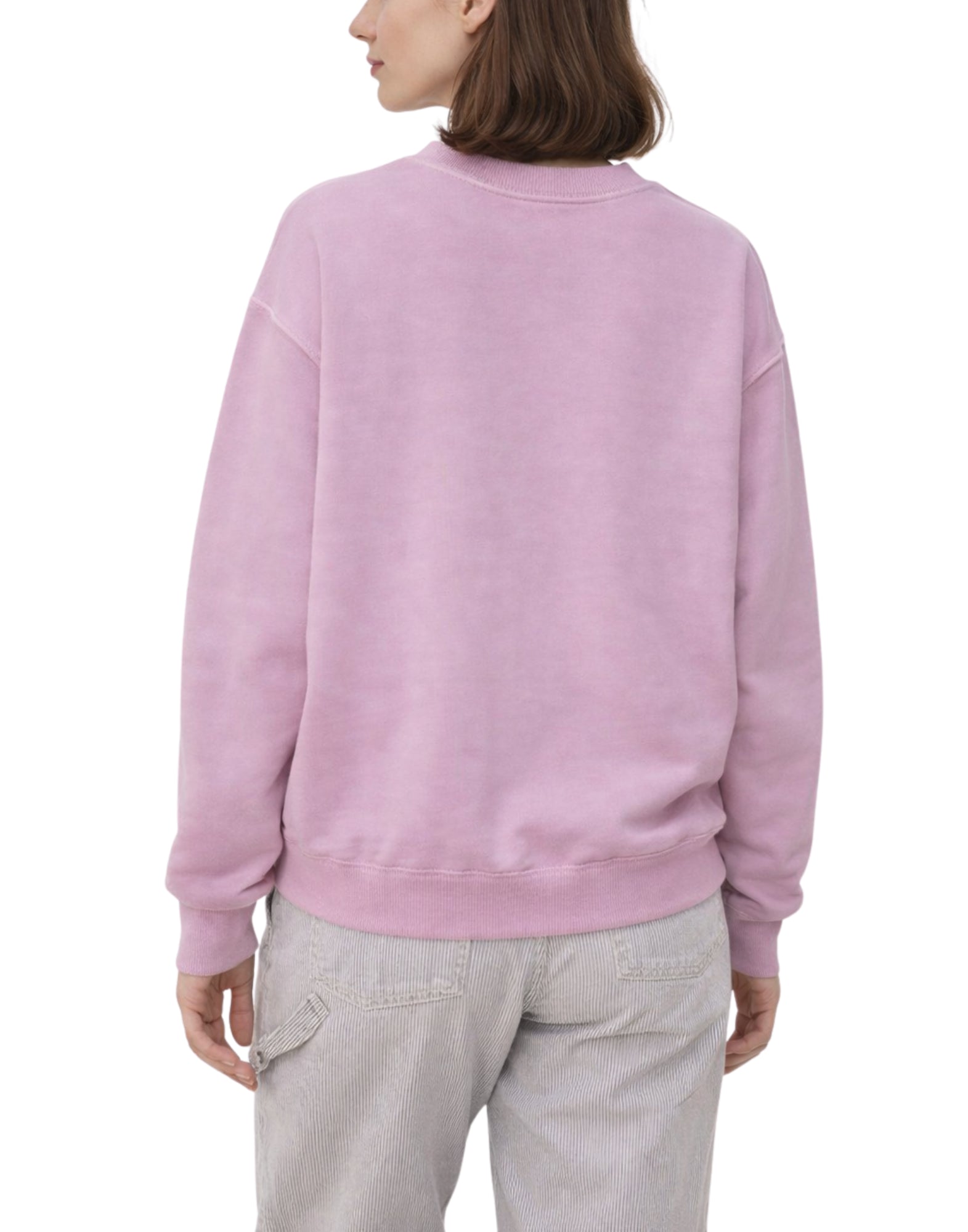 Carhartt WIP W’ Nelson Sweatshirt Gentle Purple Garment Dyed – Women’s Balloon Fit I029537 3IBGD