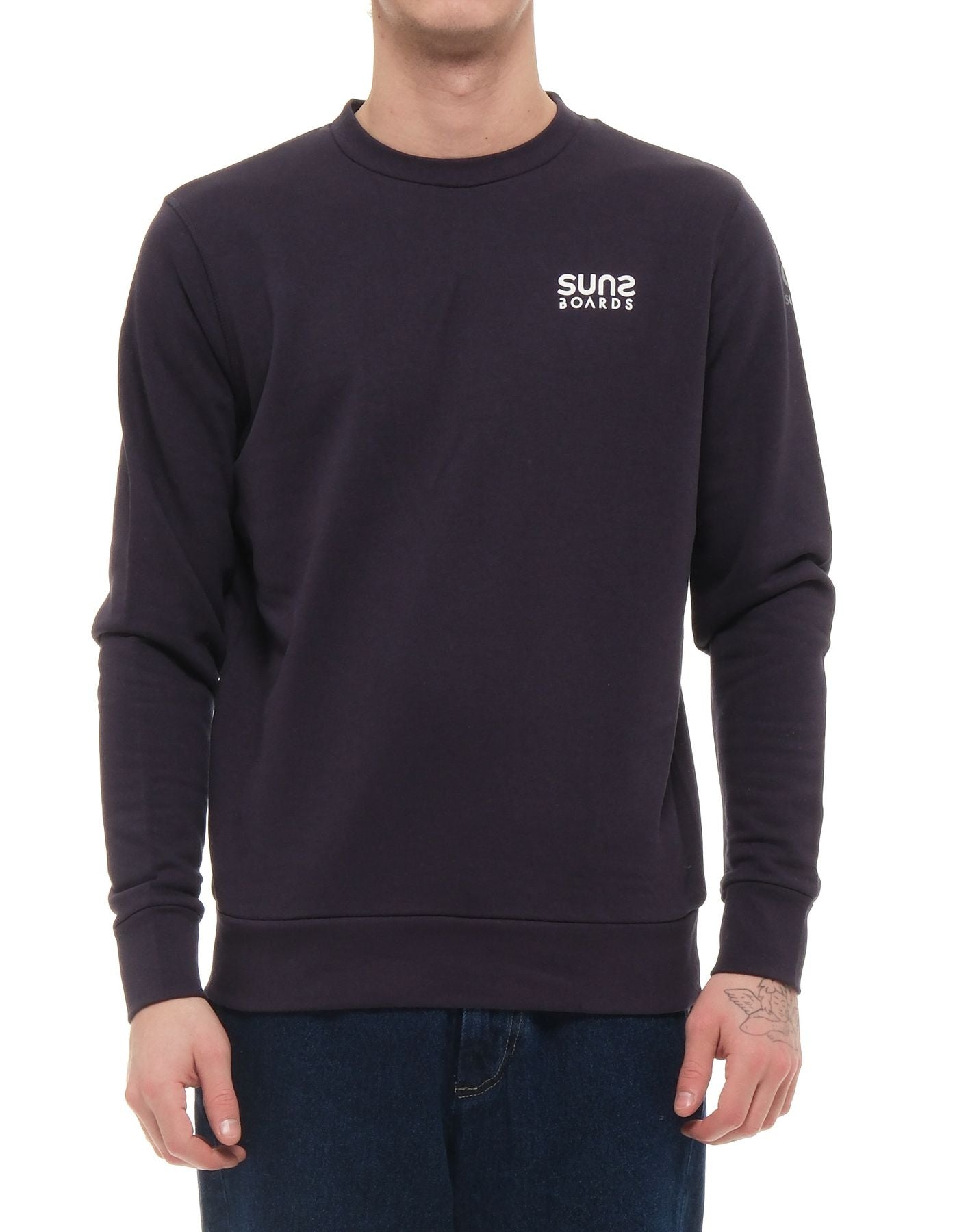 Sweatshirt Man MFS53016U V3 Dunkelblaue Sonnen