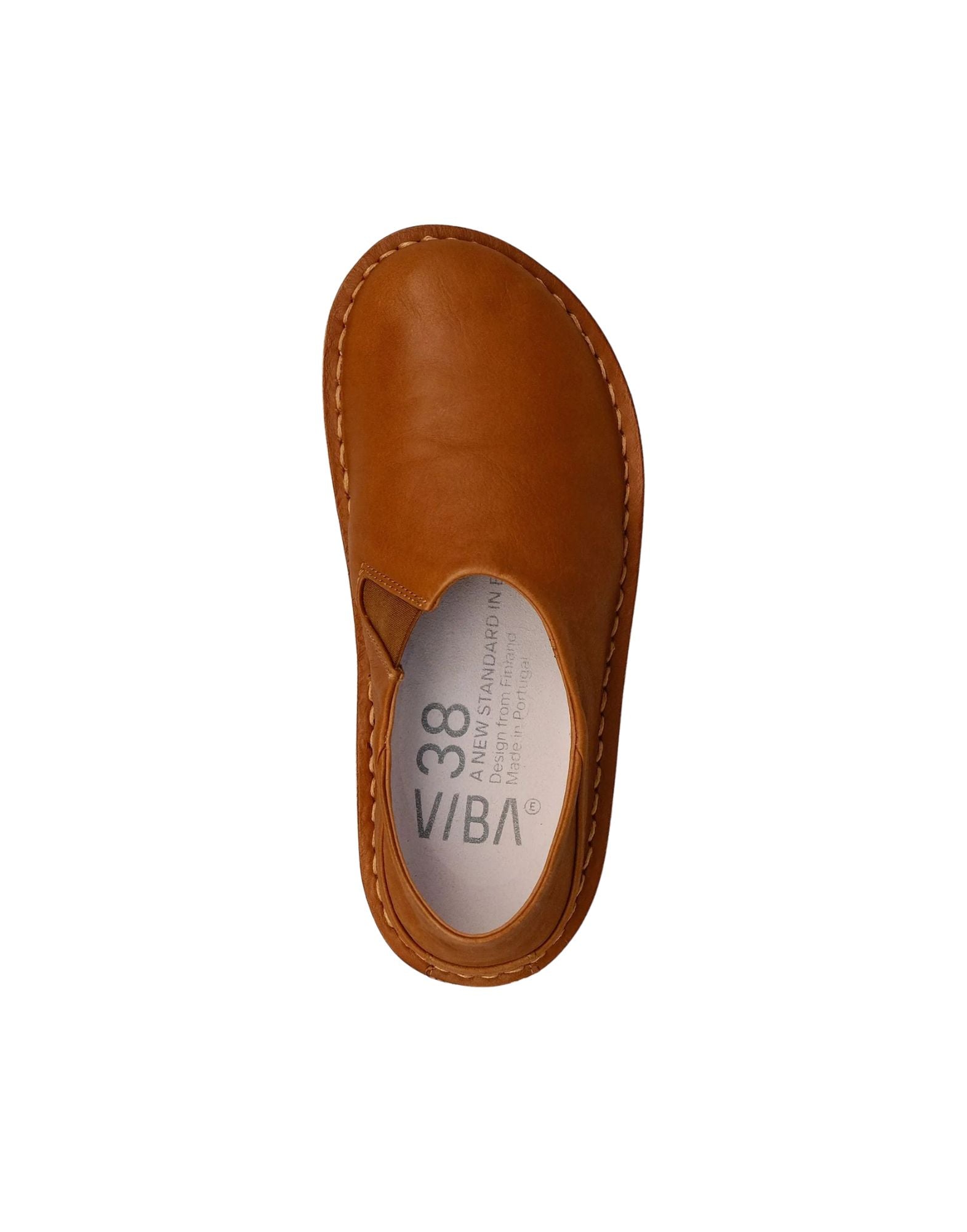 VIBAE Zuma Leather Cognac Brown Unisex Leather Shoes ZUMALCBG-43 COGNAC B