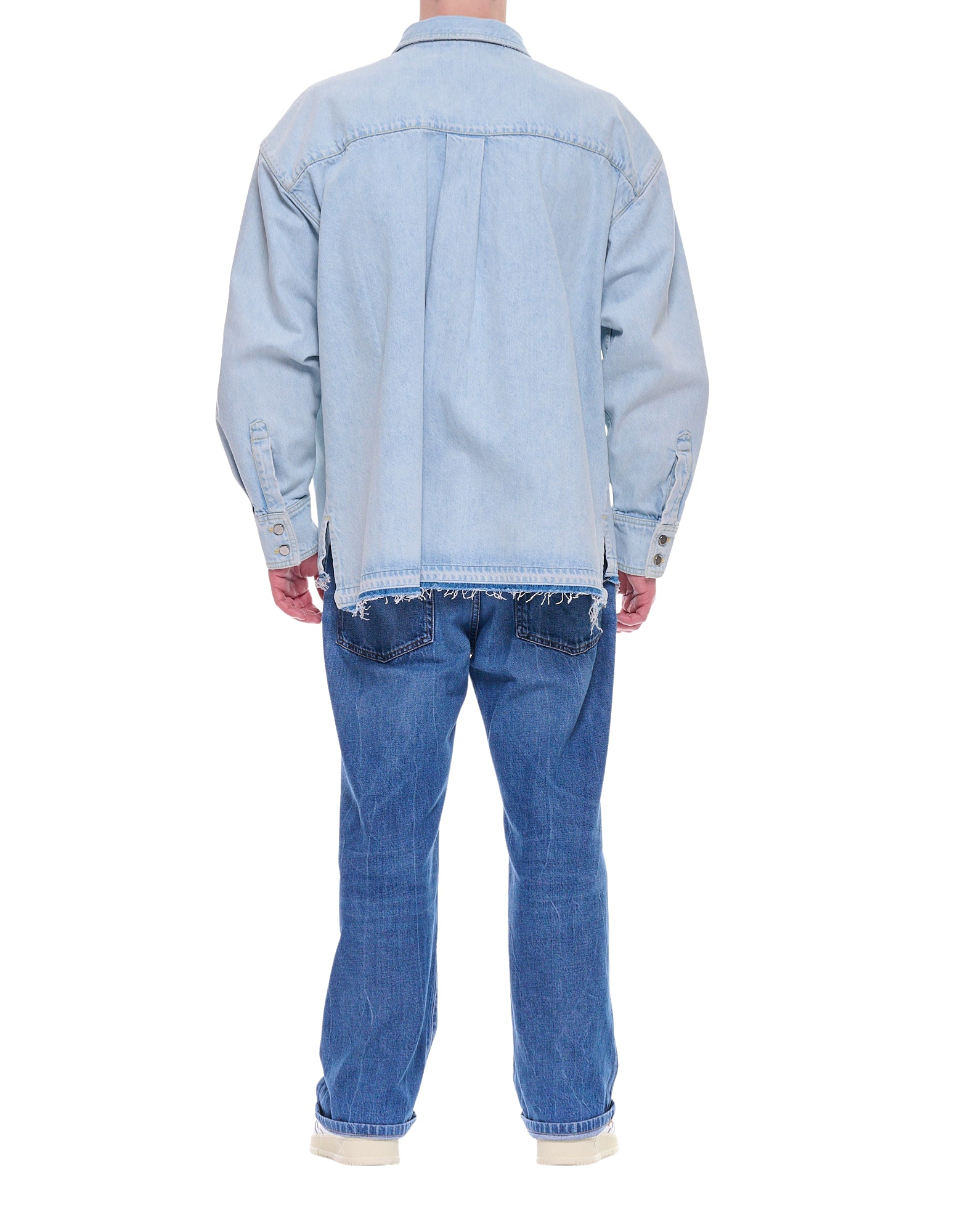 Desmore Men’s Light Blue Denim Overshirt MC025LO01 OVERSHIRT LIGHT BLUE