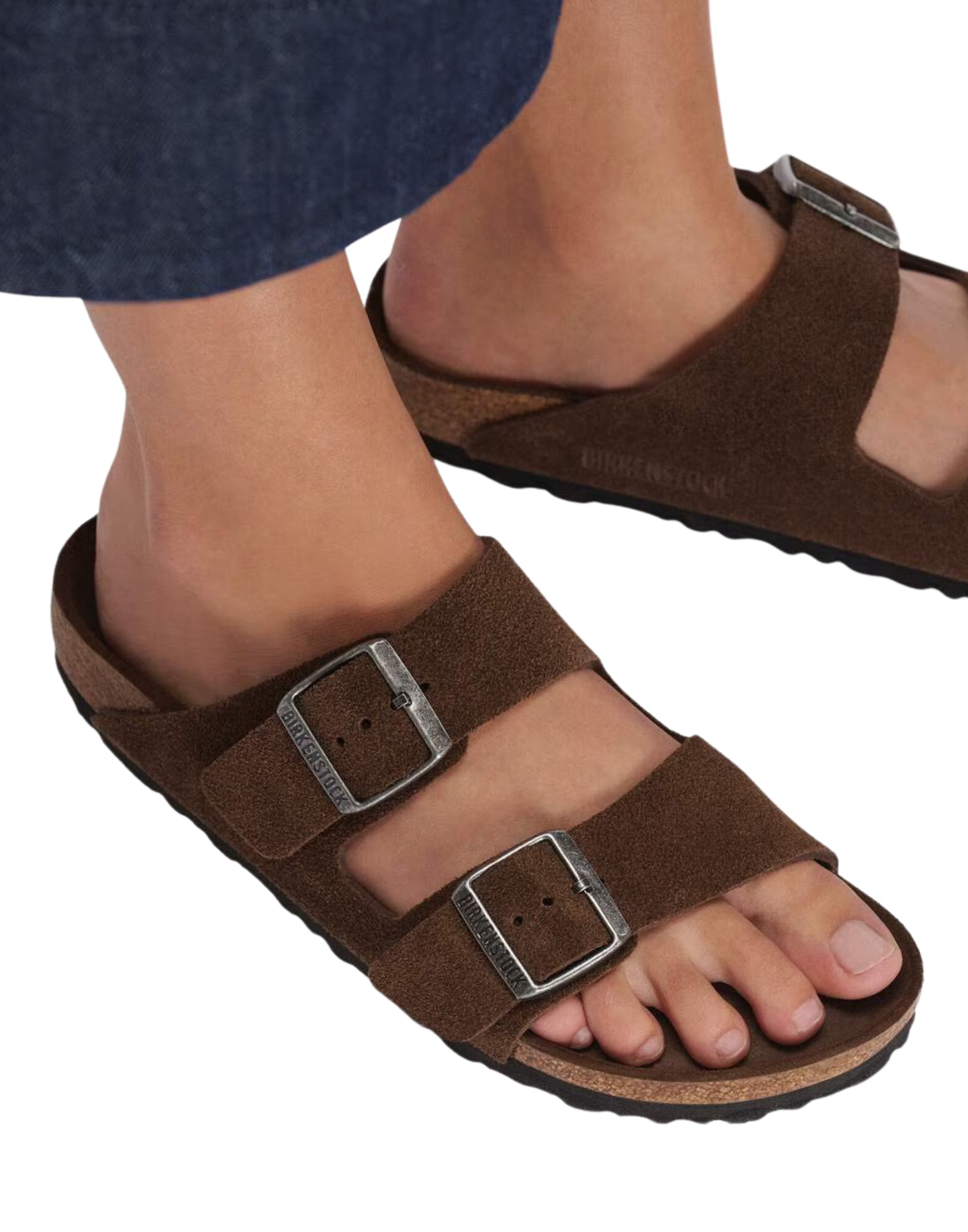 Birkenstock Arizona Soft Footbed Suede Sandals Carafe Tonal Unisex 1031640 CARAFE TONAL FB