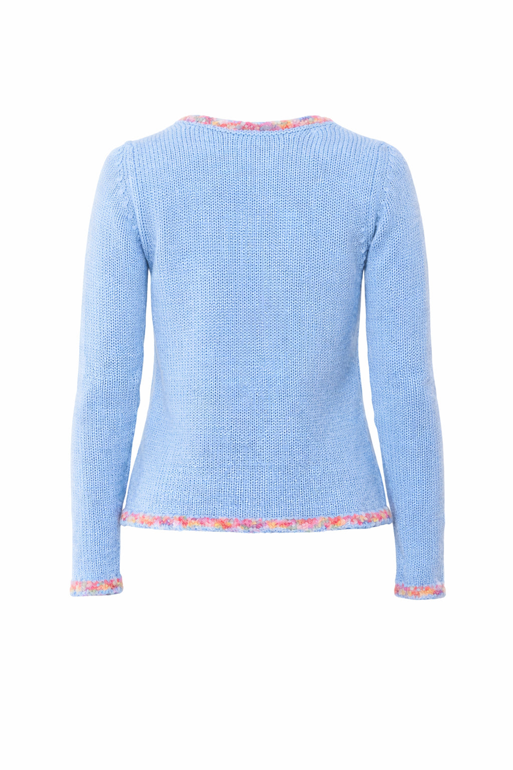 9007 272 LIGHT BLUE ROUND NECK - Maglieria - Fabrizio del Carlo