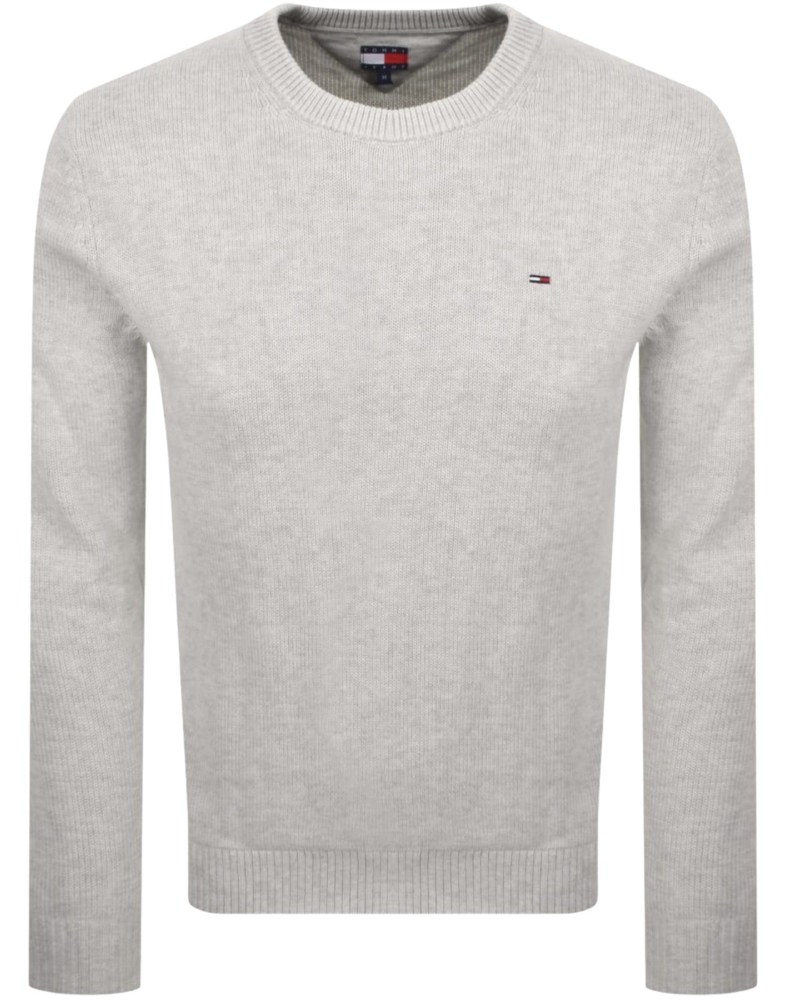Tommy Hilfiger Essential Cotton Crew Neck Light Grey Heather Men’s Sweater MW0MW39999 P01