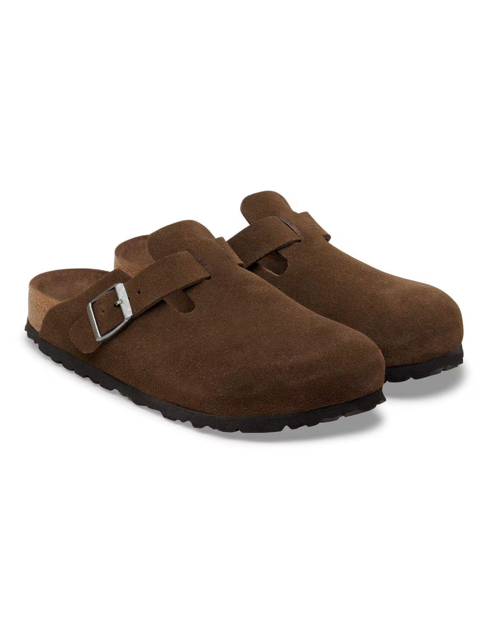 BIRKENSTOCK Boston Soft Footbed Suede Leather Clog in Carafe Tonal FB 1031637 BS CARAFE