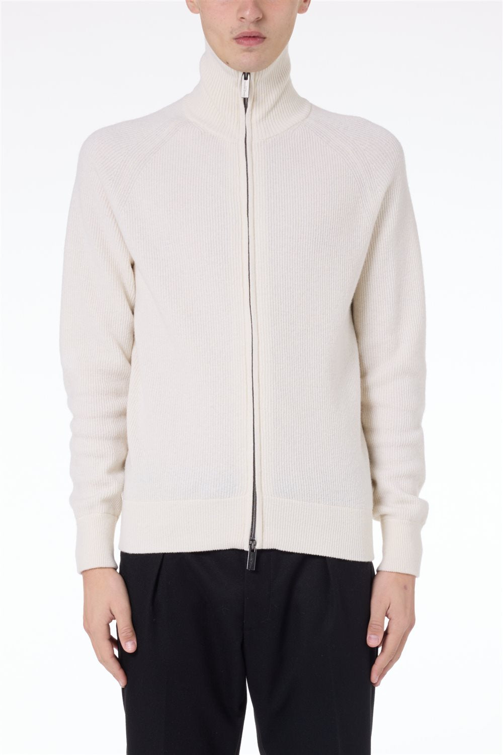 A067-1102 BEIGE LUPETTO ZIP - Maglieria - Paolo Pecora