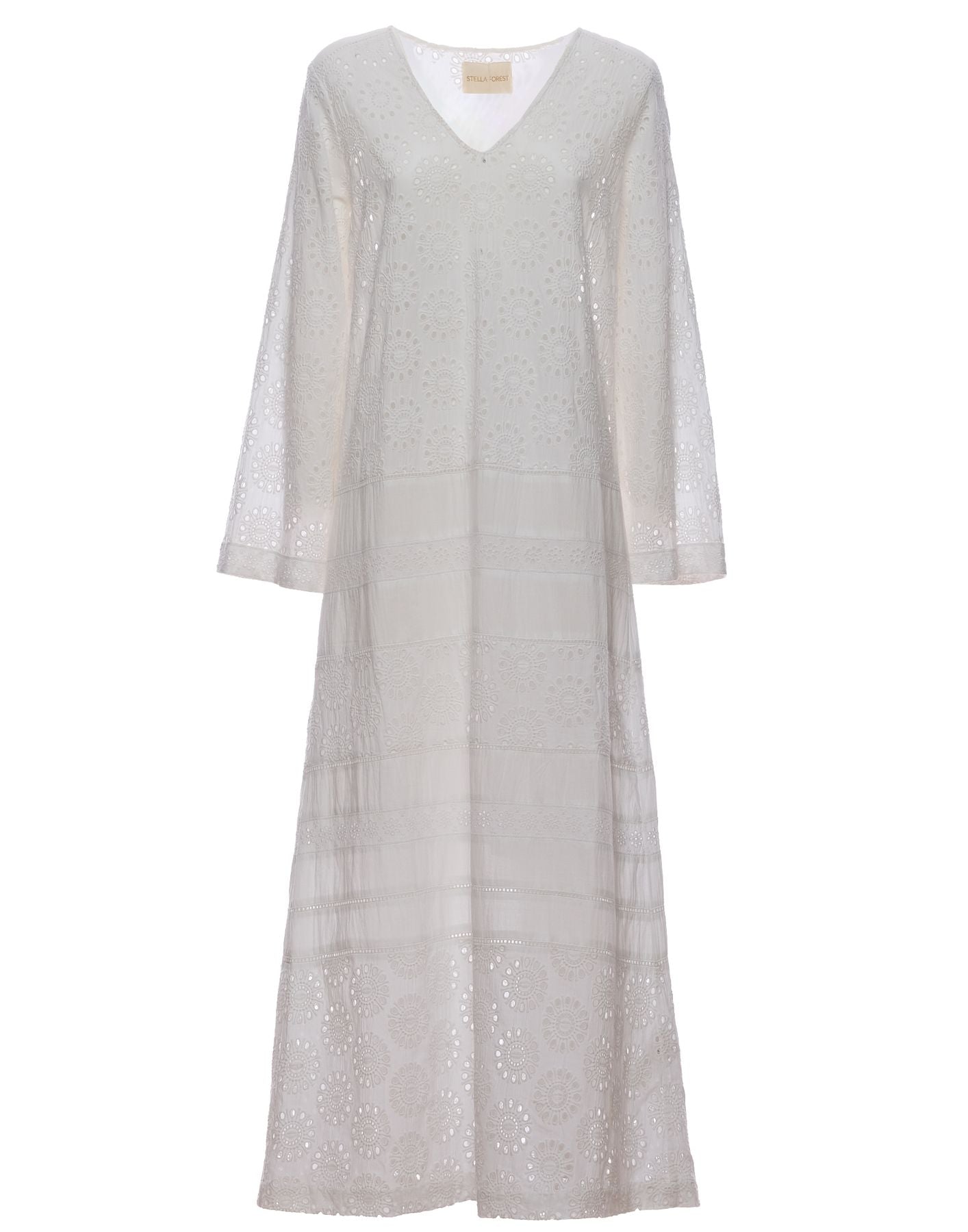 Dress woman 38 RO052 BLANC Stella Forest