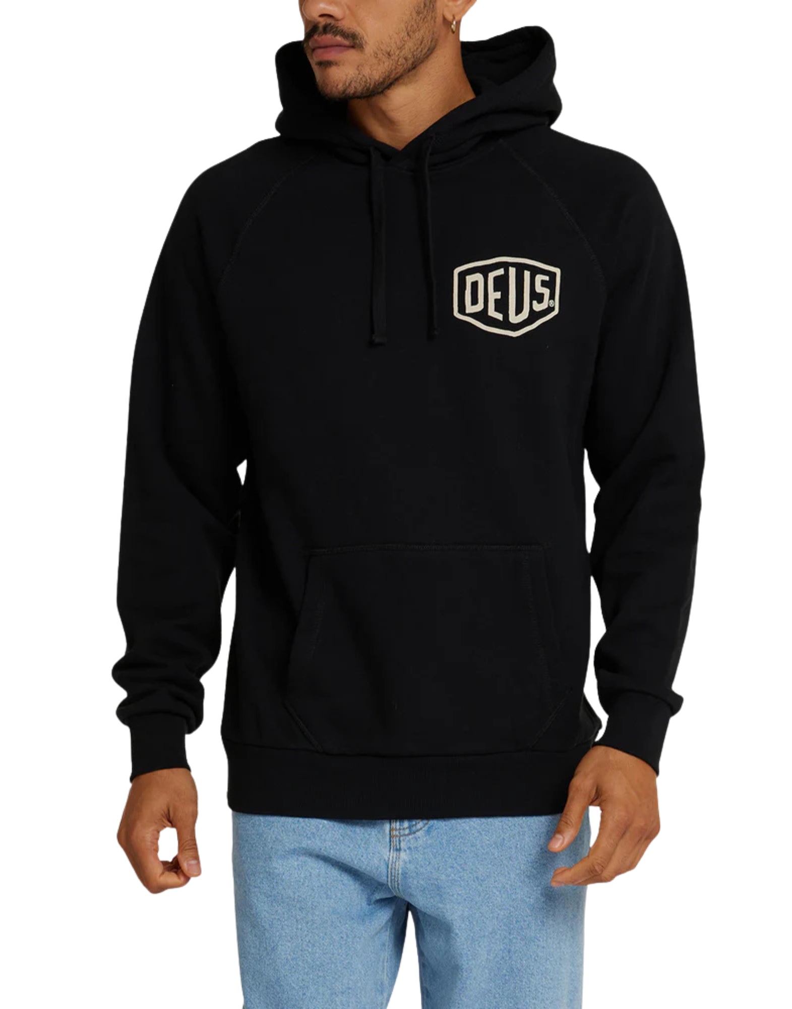 48675D BLACK MILANO ADDRESS HOODIE - Felpe - Deus Ex Machina