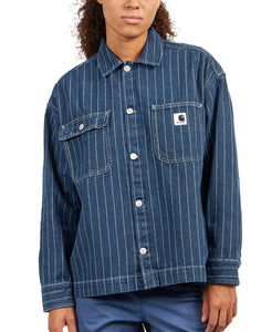 여성을위한 셔츠 i033014 Orlean Stripe CARHARTT WIP