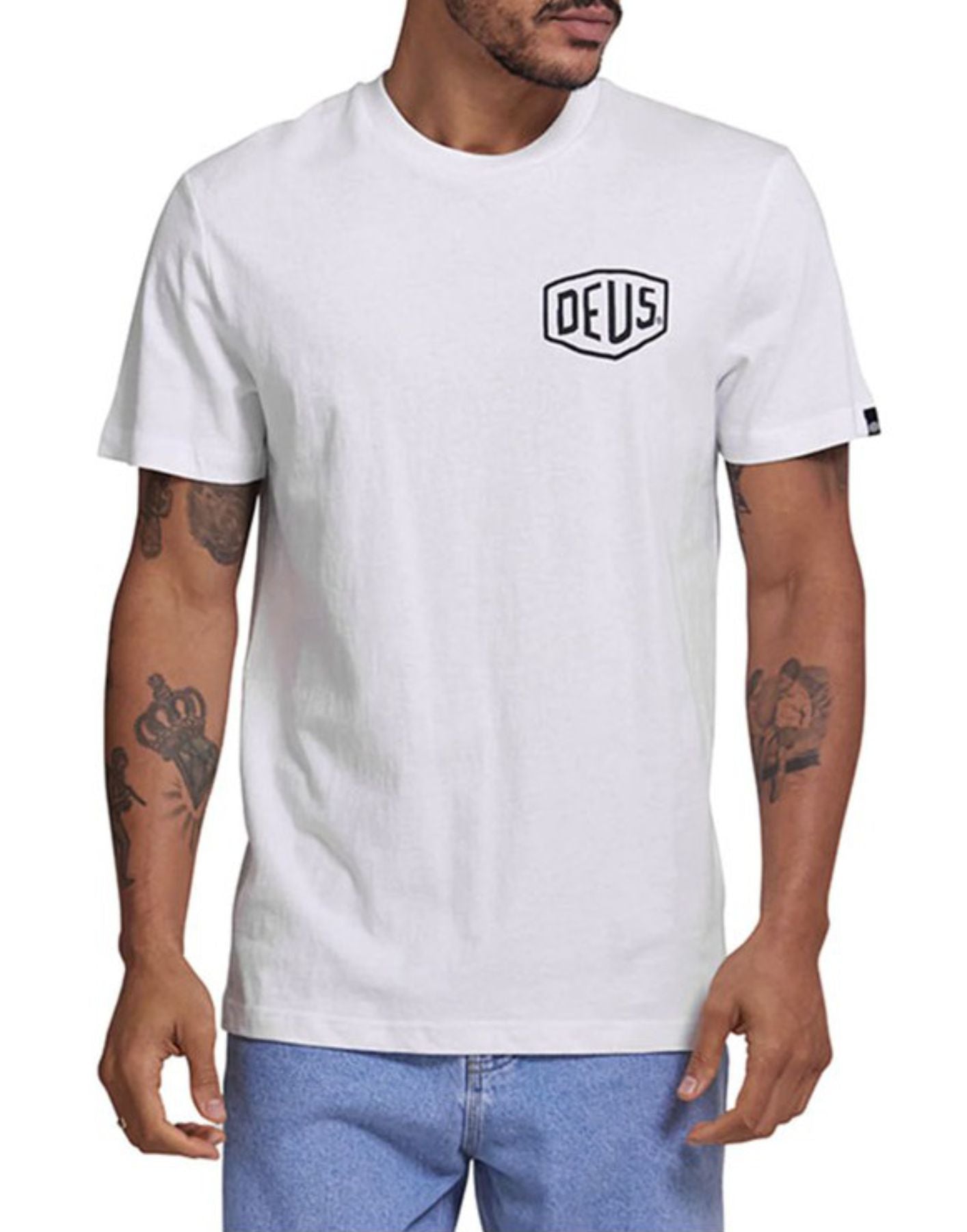 T-Shirt für Mann DMP241438a Weiß Deus Ex Machina