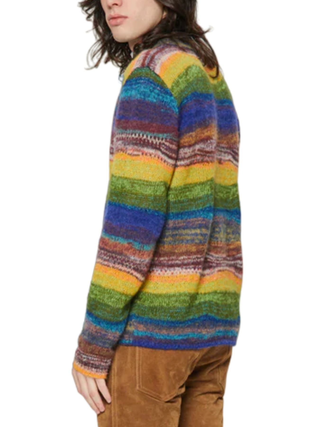 남자를위한 스웨터 Carli Crewneck Multicolor Paura