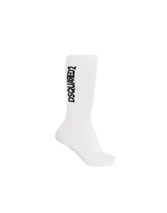 Socken für Mann dfv143020 weiß/bla DSQUARED2