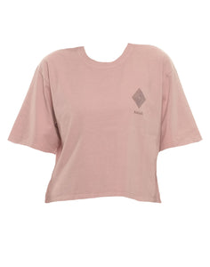 Camiseta para mujer amd093cg45xxxx gris rosa Amish
