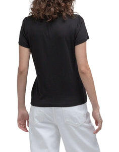 T-shirt da donna A7236-1496 BLACK Agolde