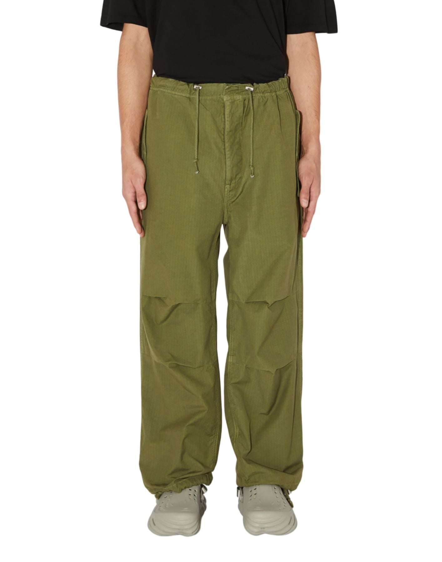 Pants for man AMU067P4160111 ARMY GREEN Amish