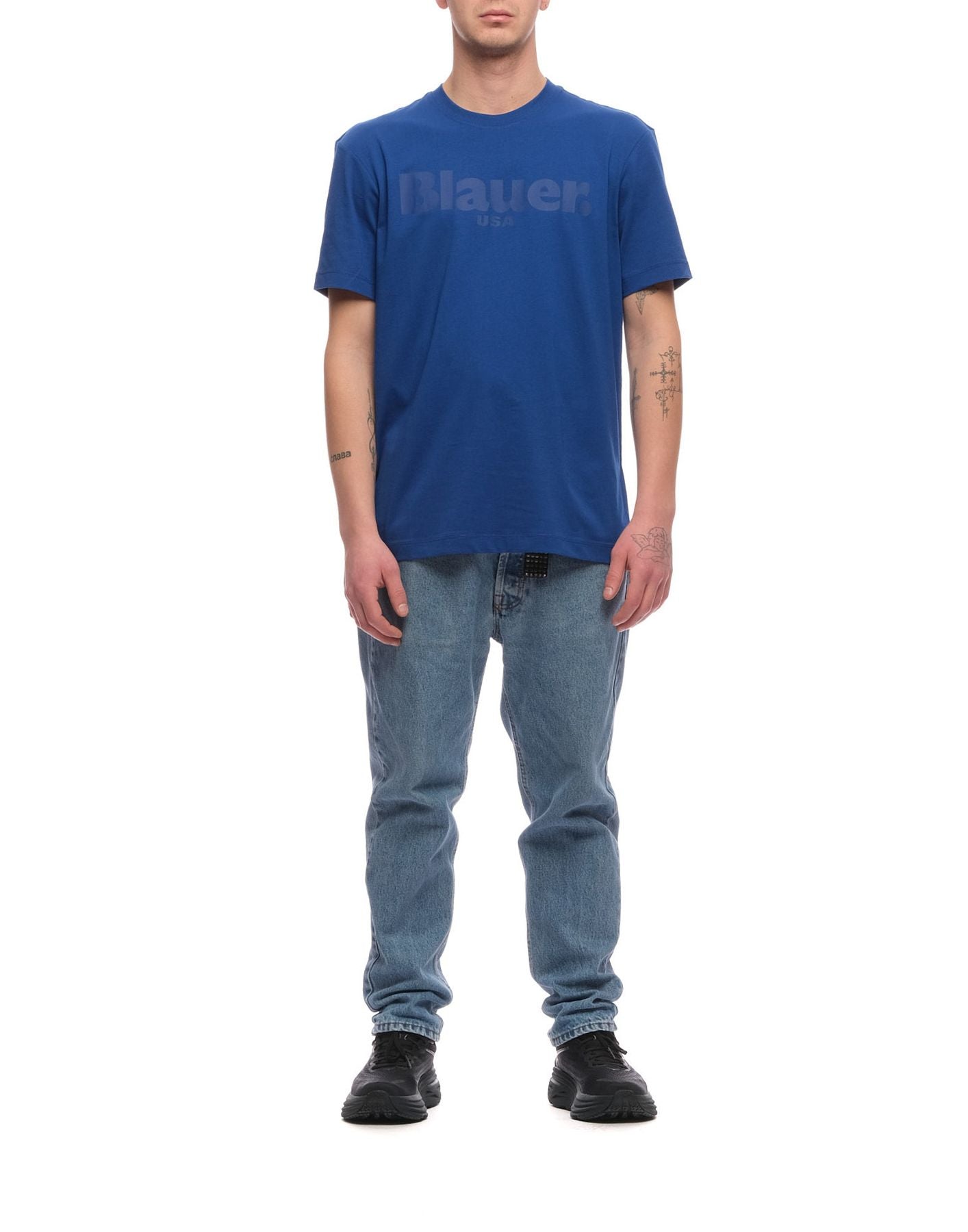 T-shirt da uomo BLUH02094 004547 772 Blauer