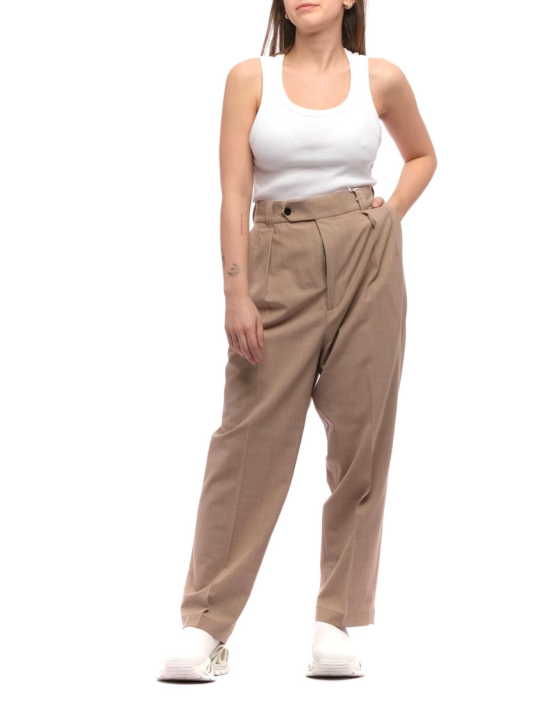 Trousers for woman PA910168 PW348 04 CELLAR DOOR