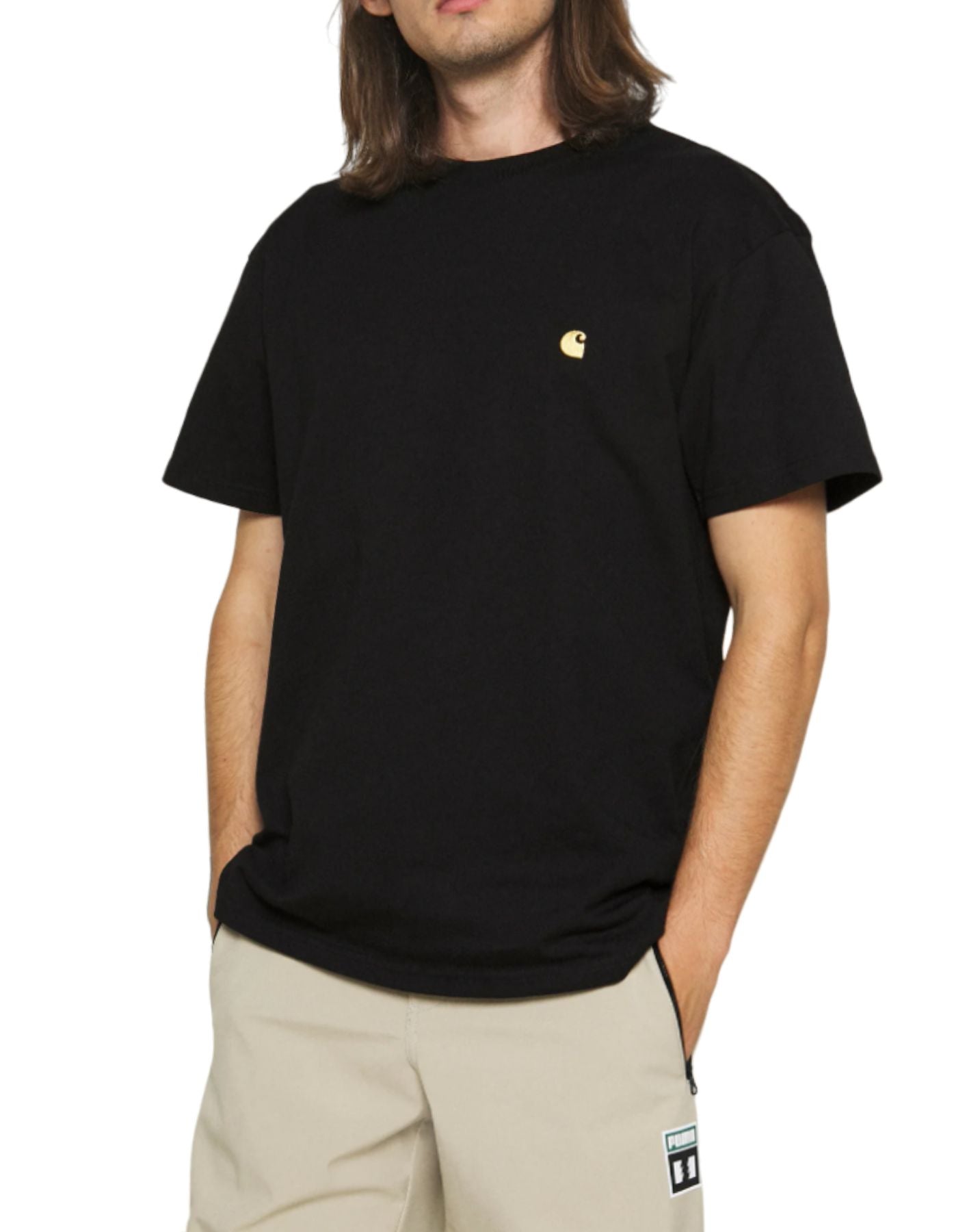 T-shirt man I026391 BLACK CARHARTT WIP