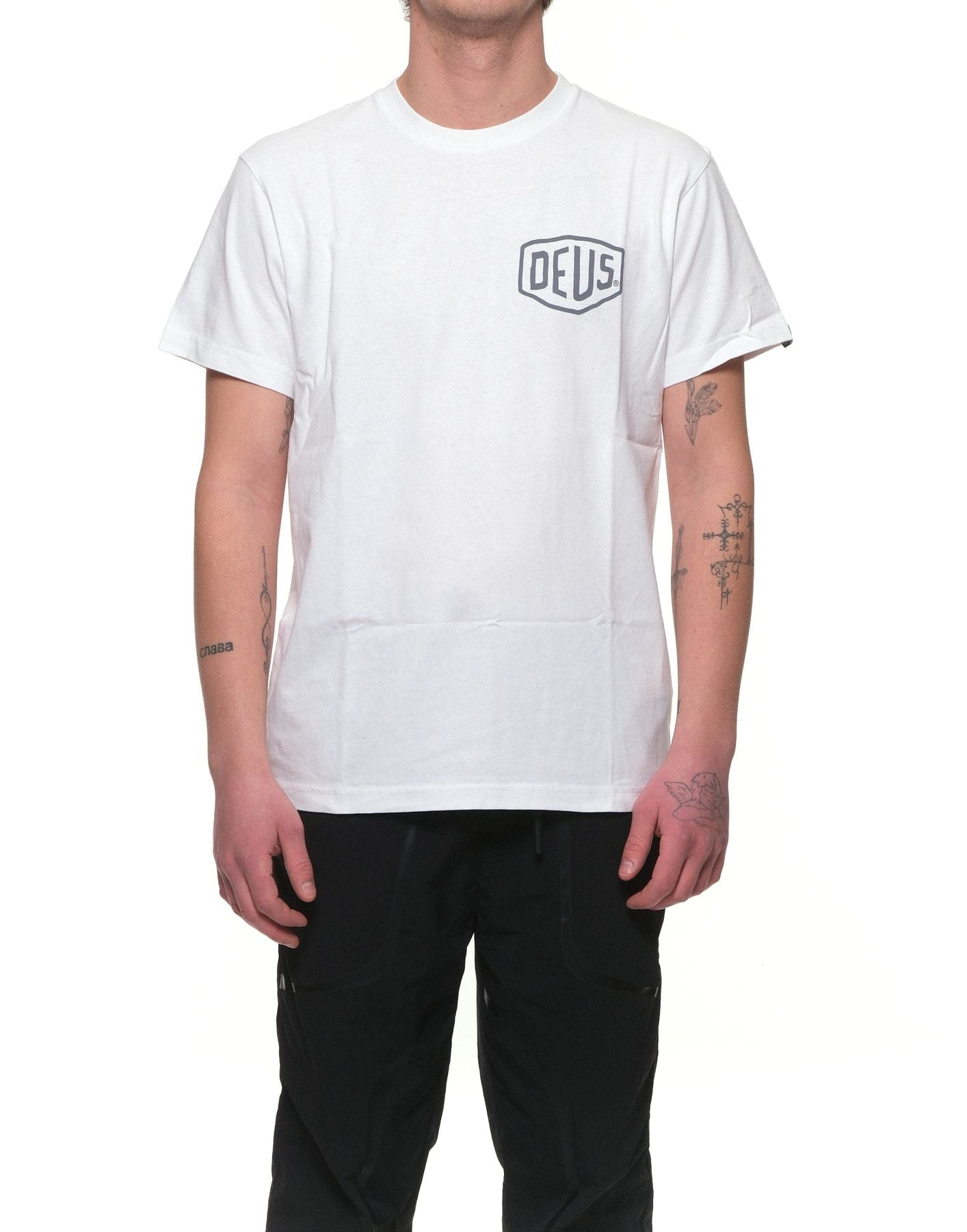 T-shirt pour l'homme dmw91808g berlin blanc Deus Ex Machina