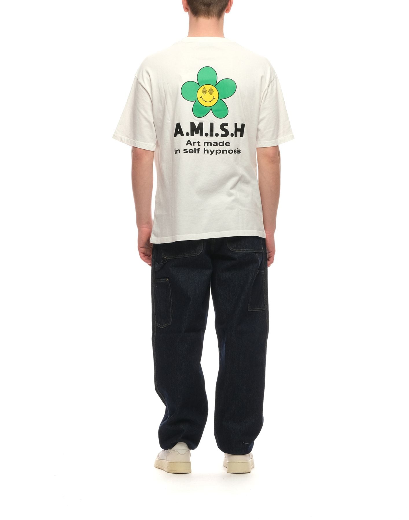 T-shirt for man P23AMU028CA16XXXX OFF WHITE Amish