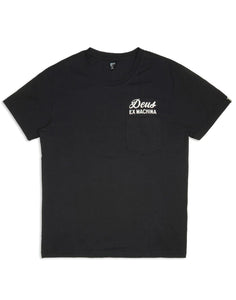 T-shirt da uomo DMS41065A VENICE BLACK Deus Ex Machina