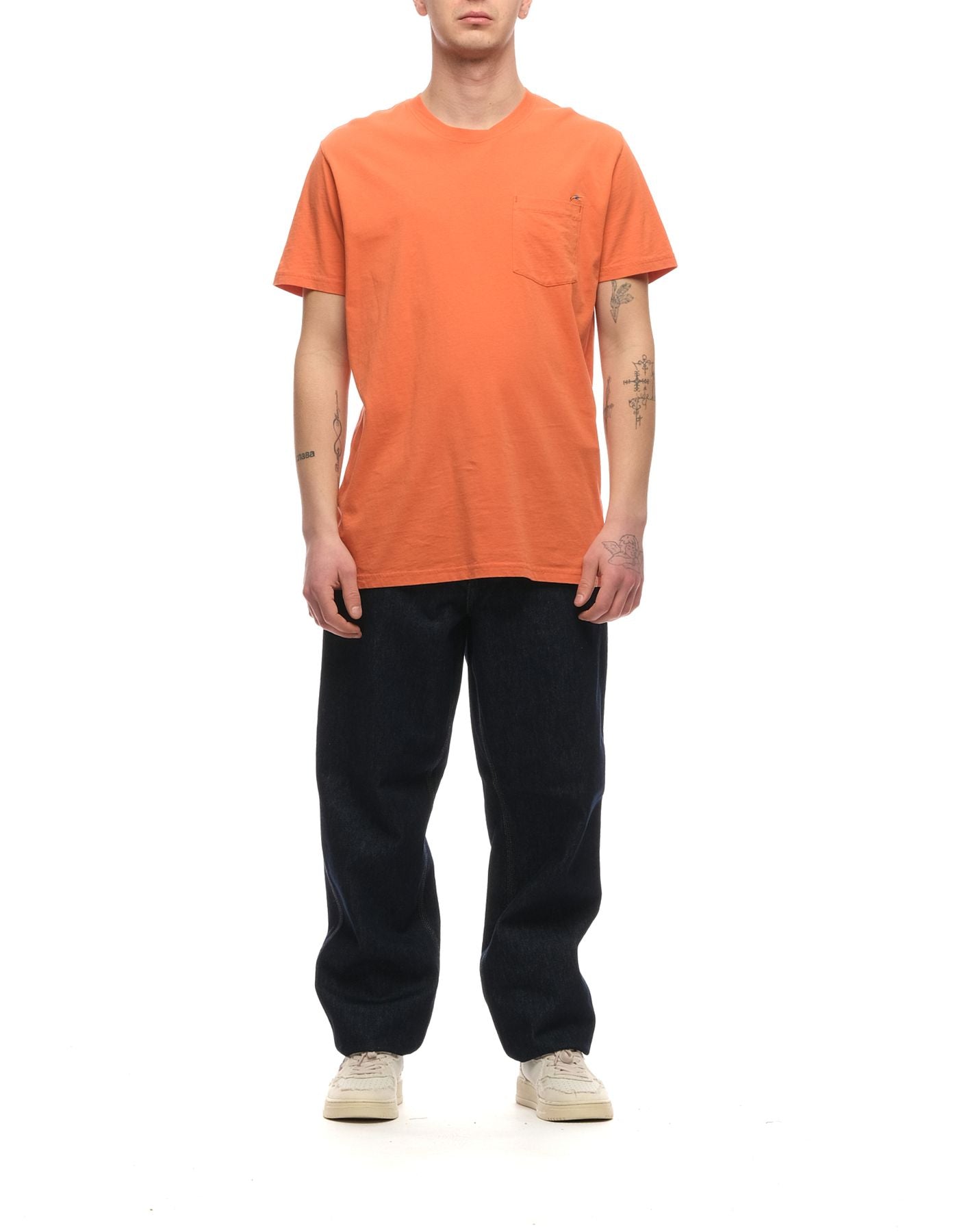 Camiseta para hombres 1317 naranja clara Revolution