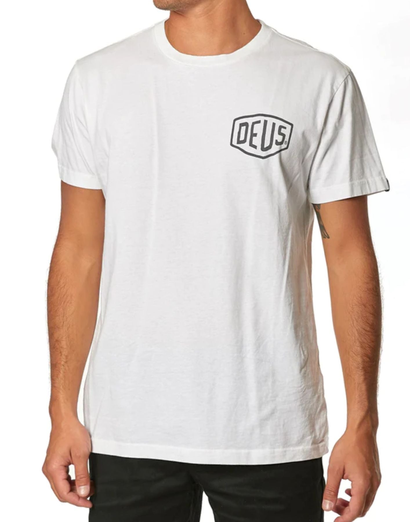 T-shirt da uomo DMW41808D MILANO WHITE Deus Ex Machina