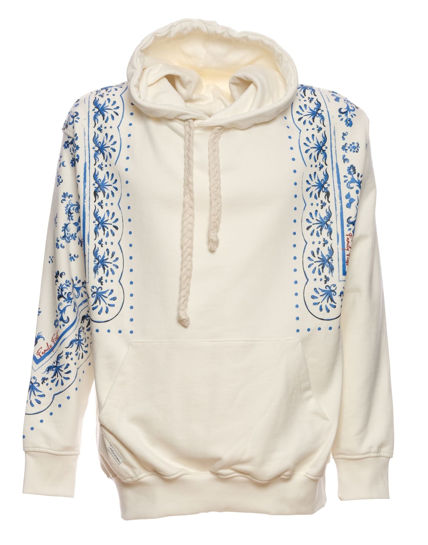 Hoodie for man SICILY WHITE Family First