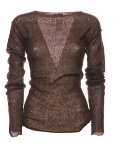 Sweatshirt for woman OASI 288 1171 TOFFEE Hanami D'or