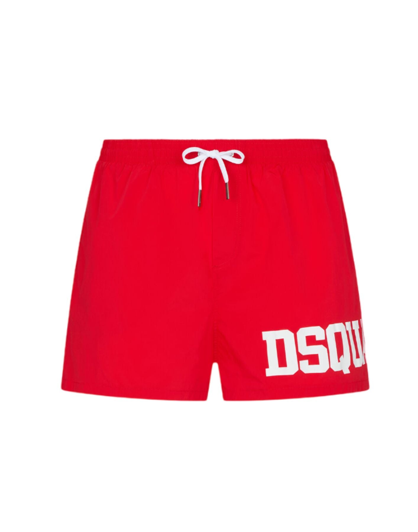 Swimwears for man D7B8P5440 RED/WHITE DSQUARED2