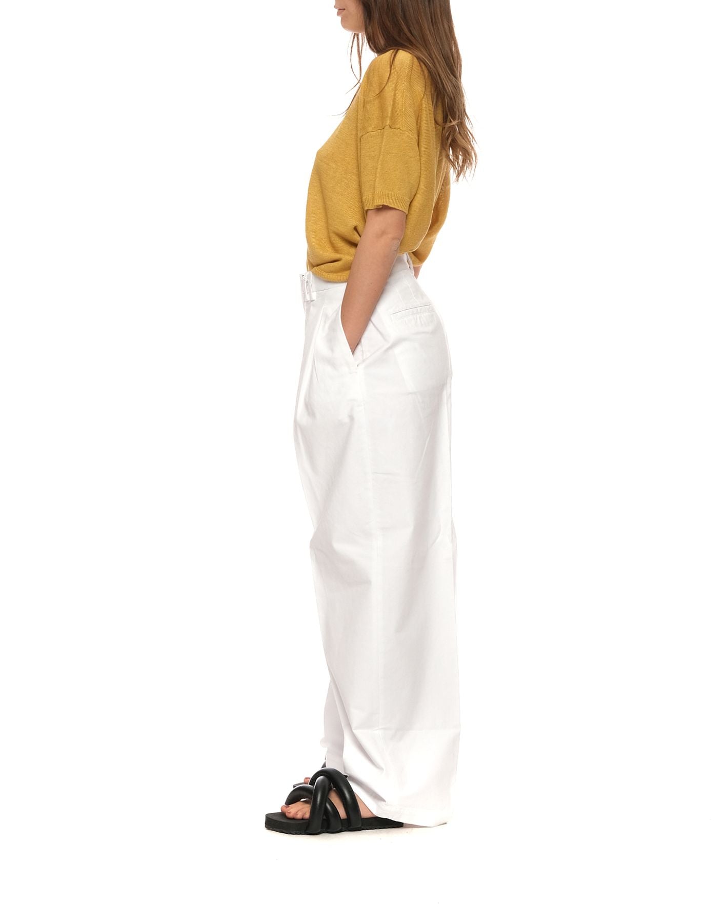 Pants for woman FRIDA RA210418 01 CELLAR DOOR